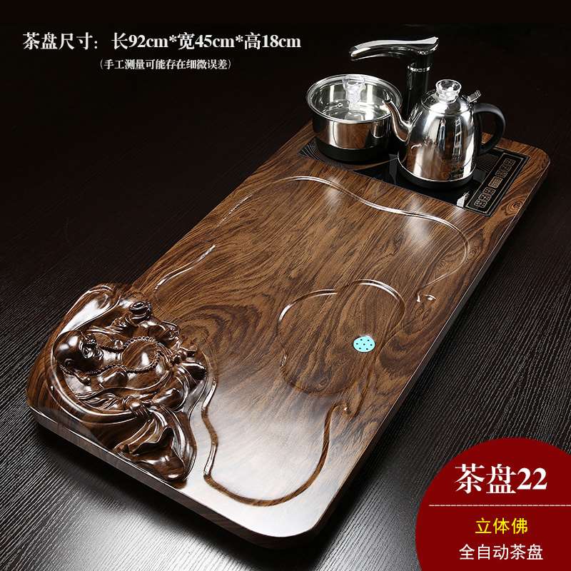 fully automatic household Simplicity tea tray solid wood Chahai Tea Service Black stone Kungfu Online tea set one Electromagnetic furnacein the Tableware , Tea set , Tea tray category - from Buy2taobao.com to provide professional Taobao agent buy service