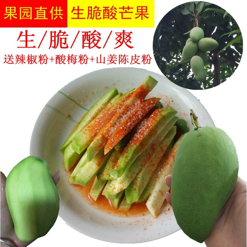 海南三亚生吃芒小象牙 酸芒果新鲜酸脆青芒果云南广西辣椒腌制5斤在类目 水产肉类/新鲜蔬果/熟食, 新鲜水果, 芒果中 - 来自Buy2taobao.com提供专业的淘宝代购服务