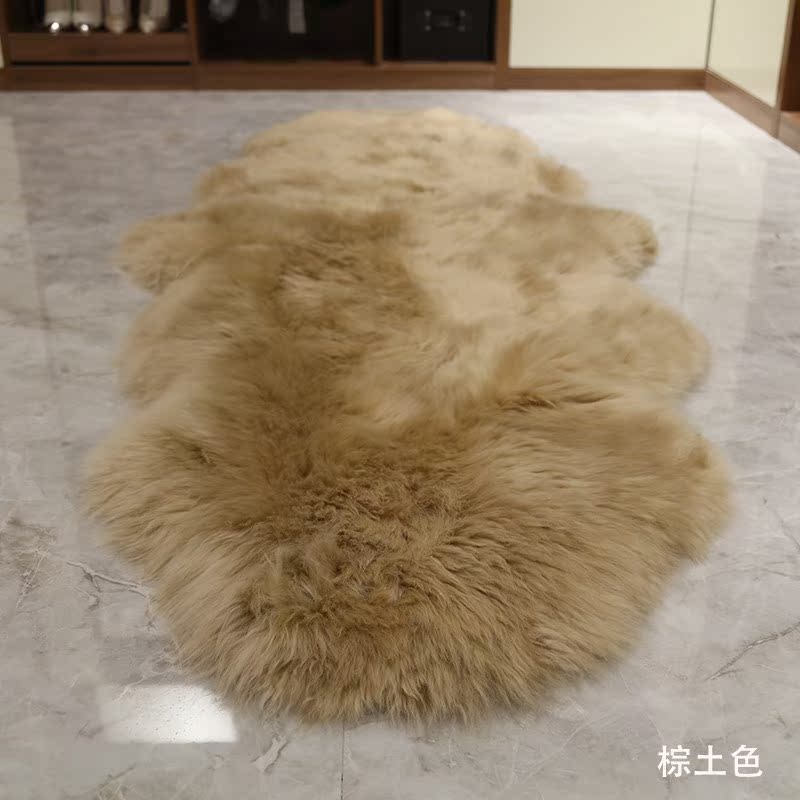 小沙整张羊皮羊毛地毯客厅卧室床边毯羊毛沙发垫飘窗垫皮毛一体垫在类目 居家布艺, 地毯中 - 来自Buy2taobao.com提供专业的淘宝代购服务