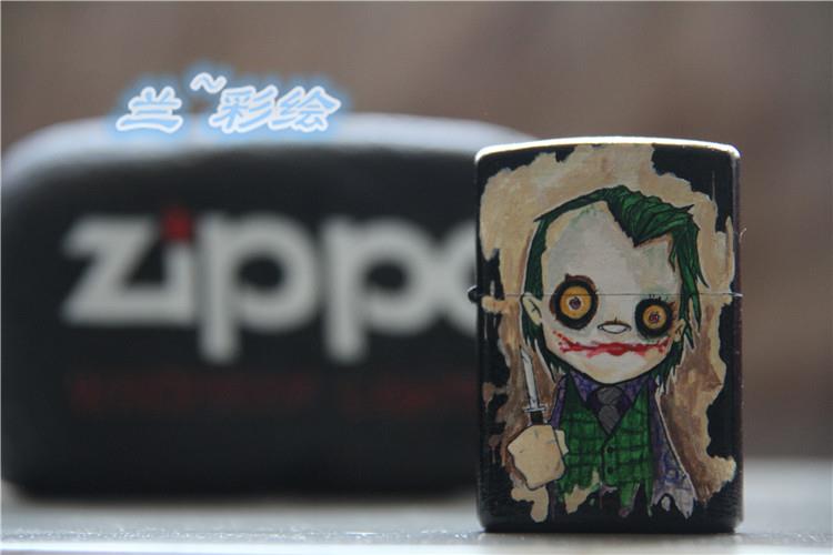 zippo原版手绘打火机小丑joker希斯莱杰定制节日礼物 紫色在类目 ZIPPO/瑞士军刀/眼镜, 品牌打火机及配件, ZIPPO/芝宝中 - 来自Buy2taobao.com提供专业的淘宝代购服务