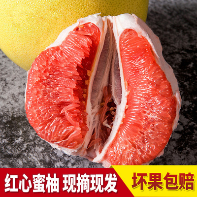福建红心柚子红肉蜜柚新鲜水果琯溪蜜柚应季带箱5斤10斤装批发