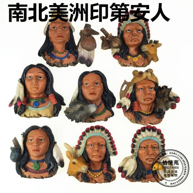 出品美国冰箱贴旅游纪念品南北美洲印第安人土著收藏品孤品磁铁在类目 家居饰品, 贴饰, 冰箱磁性贴中 - 来自Buy2taobao.com提供专业的淘宝代购服务