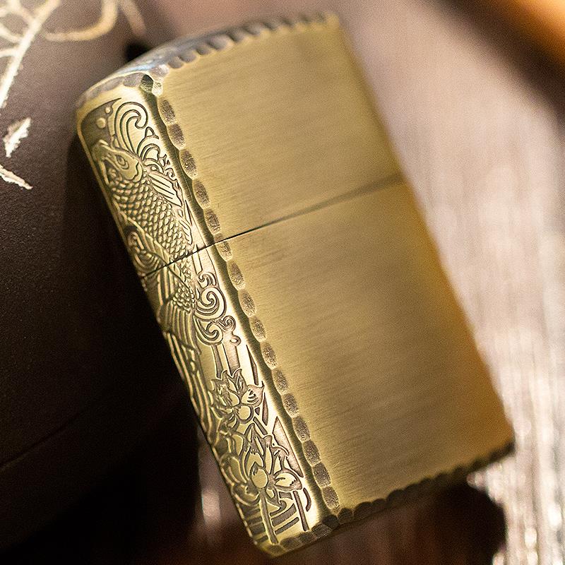 Original ZIPPO lighter Fish every year Bronze Three carving Carp Genuine Limitin the ZIPPO/Swiss Army Knife/Glasses , Brand lighters and accessories , ZIPPO/Zippo category - from Buy2taobao.com to provide professional Taobao agent buy service