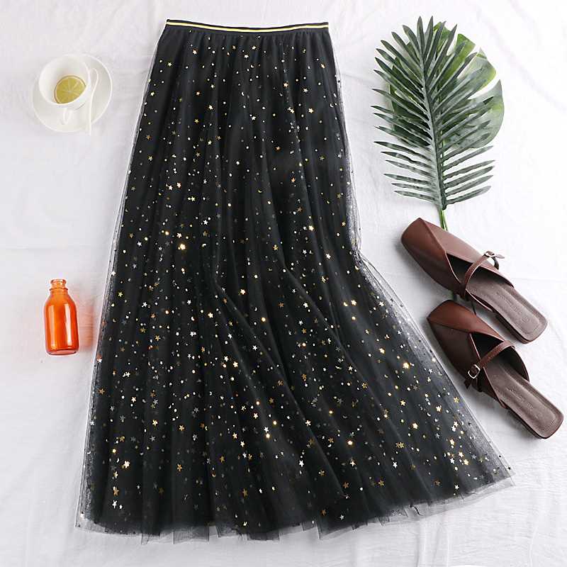 E29 Spring new pattern Paige Show thin star Sequins Jacobs skirt Mid length version Versatile Pompous skirtin the Women's clothing/Boutique , Skirts category - from Buy2taobao.com to provide professional Taobao agent buy service
