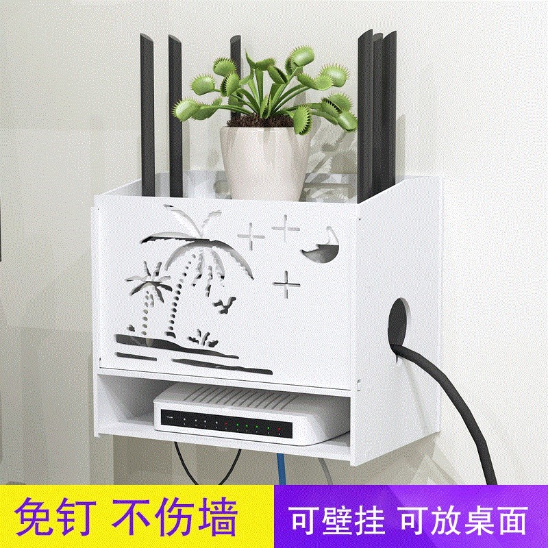 放wifi的打孔免放置挂墙上架子壁挂式路由器置物无线网盒光猫|msdalam kategori penyatuan simpanan, Keluarga peralatan kemasan, penganjur/Hub/Winder - dari Buy2taobao.com untuk memberikan perkhidmatan ejen Taobao profesional membeli
