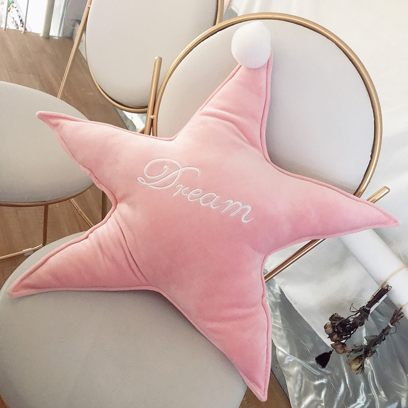 ins Same item star Moon Pillows love Seat cushion Pink girl Slightly Soft sofa Flaky clouds Cushion giftin the Home Fabric , Pillow/Pillow category - from Buy2taobao.com to provide professional Taobao agent buy service