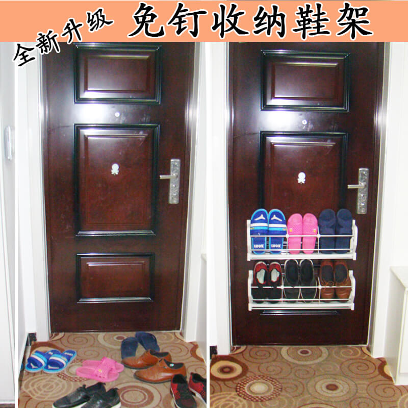 升级版鞋架子门口免钉收纳小鞋架子简易门后挂式经济型收纳拖鞋架|ruв категории Домашний быт, рамка/рамка - от Buy2taobao.com для оказания профессиональной услуги покупки агента Taobao