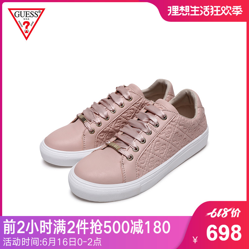 GUESS童装 女孩纯色时尚字母LOGO休闲鞋-FJ7MISFAL12|ruв категории детская обувь/детская обувь/между родителями и детьми обувь, обувь - от Buy2taobao.com для оказания профессиональной услуги покупки агента Taobao