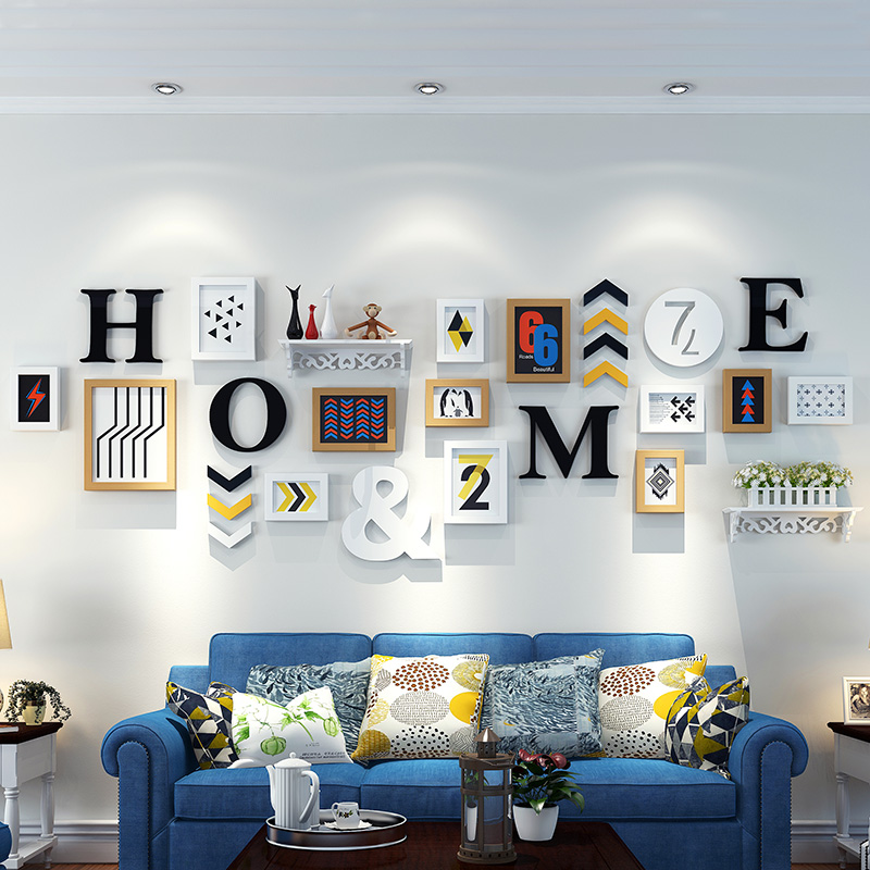 a living room Photo wall Photo frame wall originality photo Wall hanging Photo frame combination Northern Europe letter Photo wall Frame decoratein the Home accessories , Photo/Photo Wall , Photo Wall category - from Buy2taobao.com to provide professional Taobao agent buy service