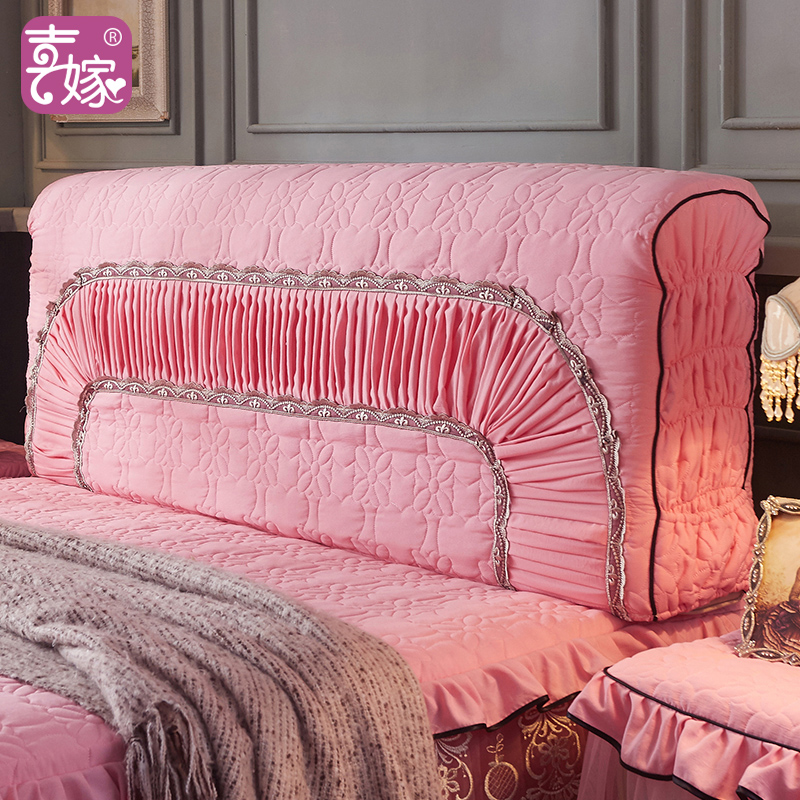 Princess Pink thickening Bed sets All inclusive Bedside cover European style Soft roll Fabric art Leather bed dust cover 1.8m Bedin the Decoration main material , Walls Soft Pack/Bed sets/Craft software package , Bed sets category - from Buy2taobao.com to provide professional Taobao agent buy service