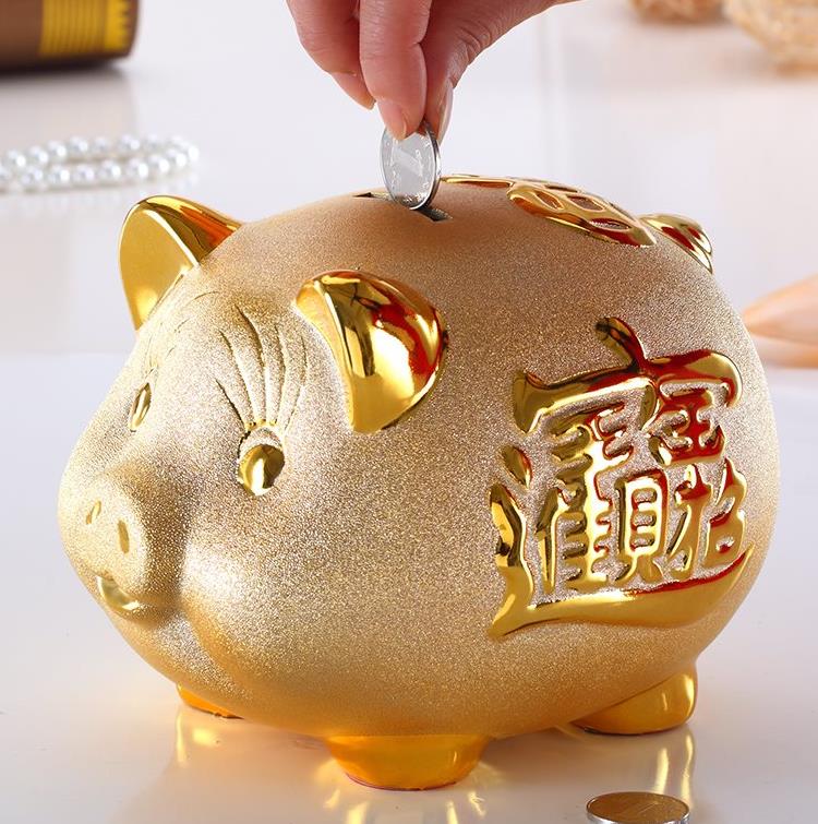 放钱的猪存钱罐金猪大容量小猪男孩成人猪年硬币可爱聚财摆件个性在类目 节庆用品/礼品, 创意礼品, 储蓄罐中 - 来自Buy2taobao.com提供专业的淘宝代购服务