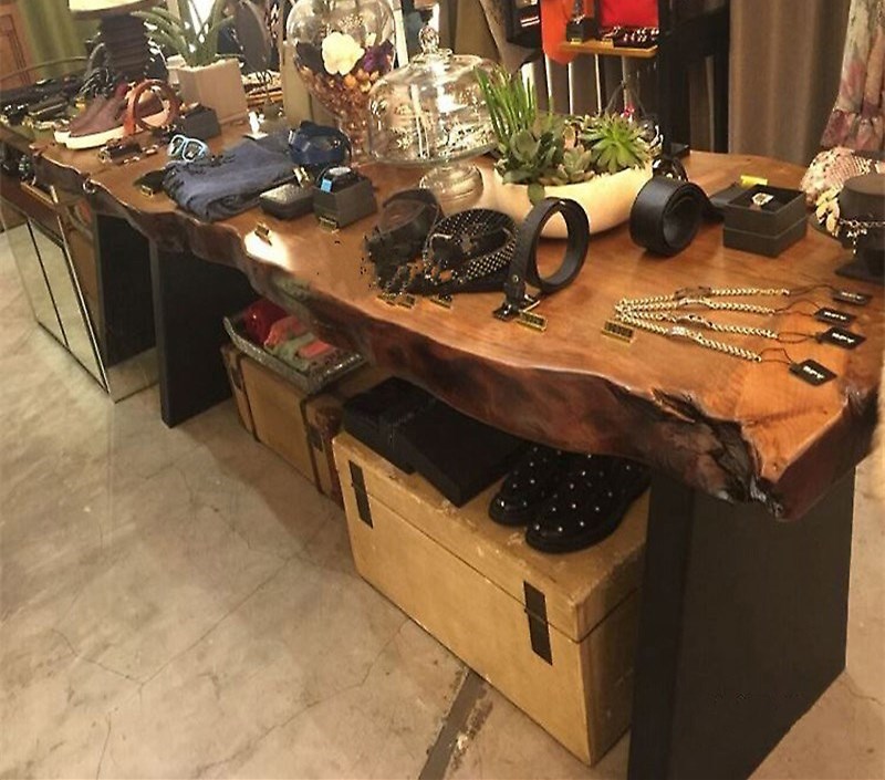 美容院原木茶台水吧家装电脑桌落地餐馆茶海饭店坐椅休息区木桩饭在类目 商业/办公家具, 办公家具, 办公桌, 会议桌中 - 来自Buy2taobao.com提供专业的淘宝代购服务