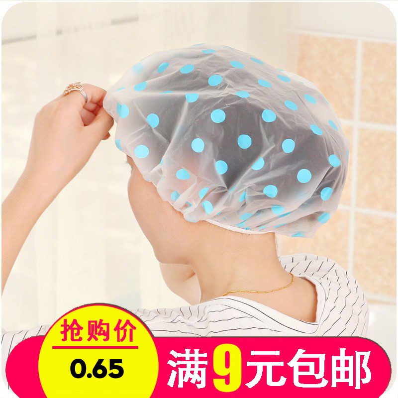 Shower cap waterproof adult Female models kitchen Lampblack Headgear Long thickening lovely shower take a shower Bath Hatin the Family/Personal Cleaning Tools , Personal care cleaning appliances , Shower cap category - from Buy2taobao.com to provide professional Taobao agent buy service