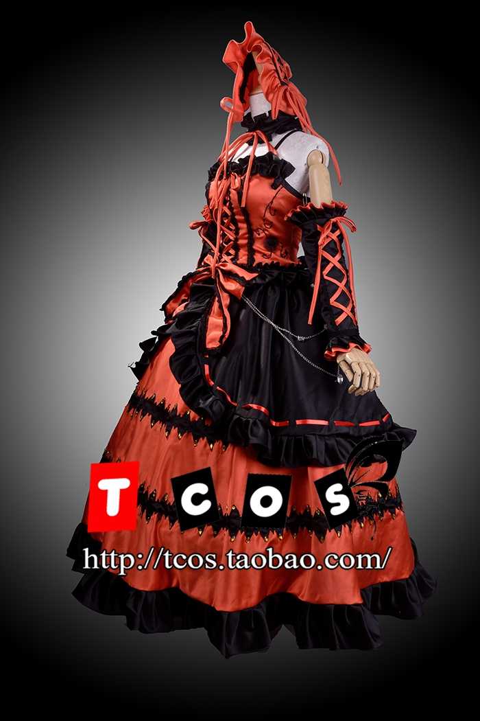 TCOS 约会大作战 狂三cos灵装 时崎狂三cos服 动漫cosply服装女在类目 模玩/动漫/周边/cos/桌游, Cosplay服饰/道具/服务, Cosplay女装中 - 来自Buy2taobao.com提供专业的淘宝代购服务