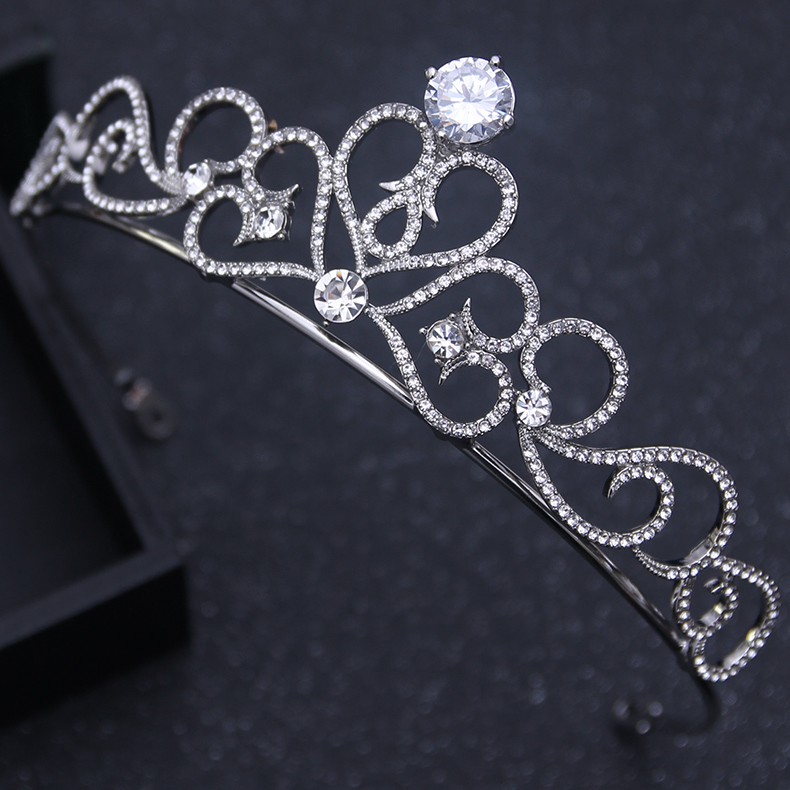 High-end Korean bride Hair hoop Headdress zircon Simplicity Princess crown Wedding dress marry With accessoriesin the Accessories/Leather belt/Hat/Muffler , Wedding dress accessories , Accessories category - from Buy2taobao.com to provide professional Taobao agent buy service