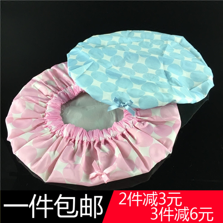 Picking Iraq Dot Shower cap double-deck Shower cap Mild waterproof Wash and care Supplies shower Hairdo Hatin the Family/Personal Cleaning Tools , Personal care cleaning appliances , Shower cap category - from Buy2taobao.com to provide professional Taobao agent buy service