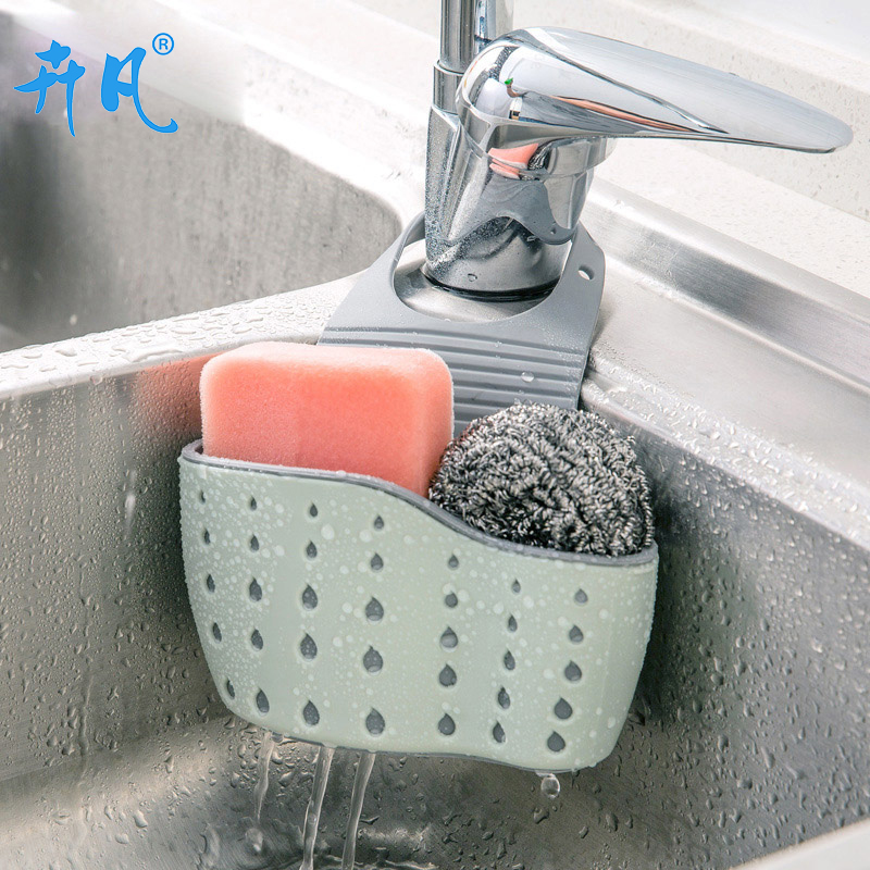家用厨房水槽沥水篮水池洗碗布海绵收纳挂袋挂篮水龙头塑料沥水架在类目 厨房/烹饪用具, 厨用小工具/厨房储物, 厨房储物架/厨房置物架, 厨房置物架/角架中 - 来自Buy2taobao.com提供专业的淘宝代购服务