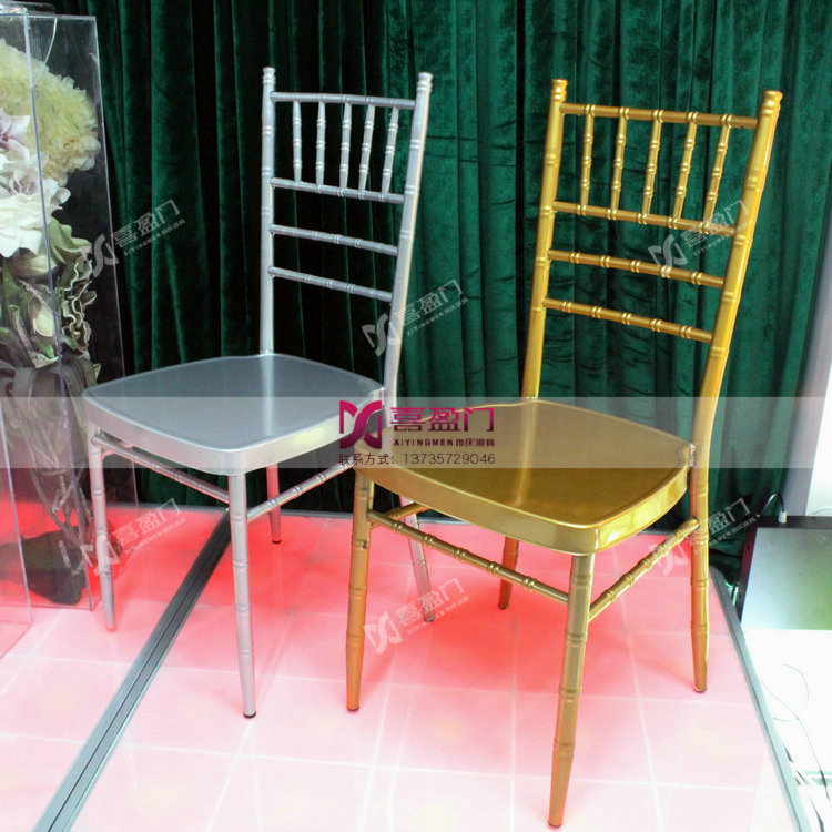 Xiyingmen Wedding props Iron art Chiavari Chair golden white silvery Chinese style modern outdoors Lawn weddingin the Festive supplies/Gift , Other Festival Gifts category - from Buy2taobao.com to provide professional Taobao agent buy service