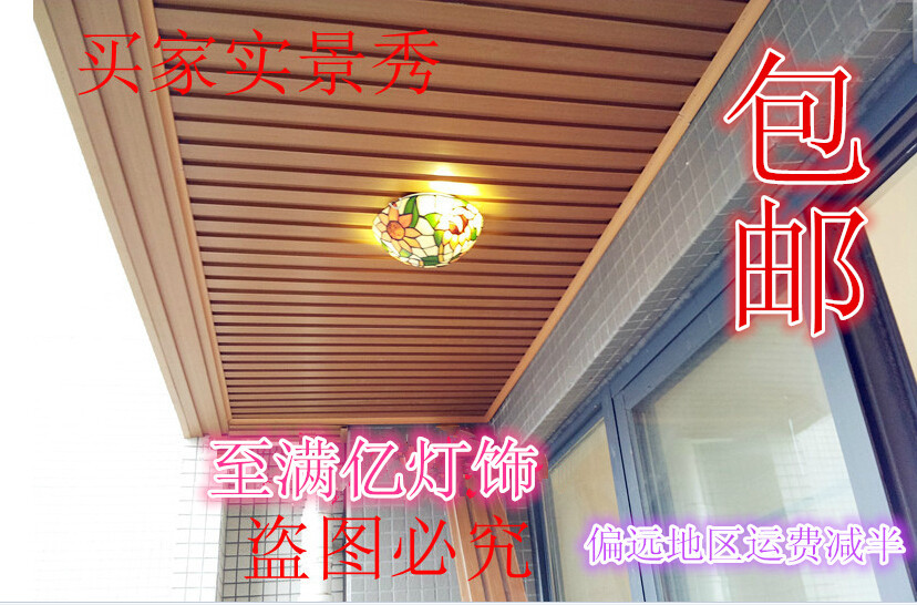Tiffany American Pastoral sunlight Glass flowers Ceiling lamp originality Balcony Lamp Entrance bedroom Aisle Top lightin the Decoration main material , Lamps , Ceiling category - from Buy2taobao.com to provide professional Taobao agent buy service