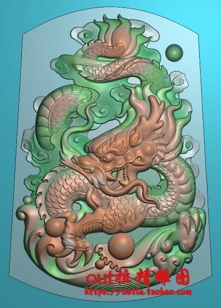 龙牌L41精雕图玉雕图木雕图jdp数控电脑机雕刻图灰度图腾龙石934|ruв категории Домашний быт, резьба, Джейд - от Buy2taobao.com для оказания профессиональной услуги покупки агента Taobao