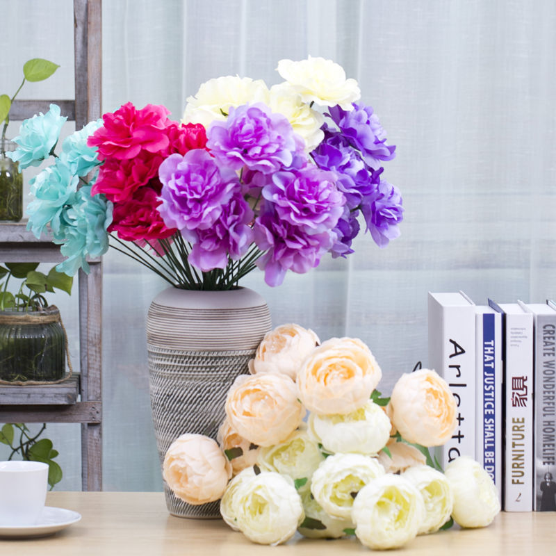 9 Dahlia Wedding props DIY ornament Lu cited Flowers Decorative flowers Wedding celebration Silk flower arches tearfulin the Festive supplies/Gift , Wedding Themes/Props , Wedding silk flower category - from Buy2taobao.com to provide professional Taobao agent buy service