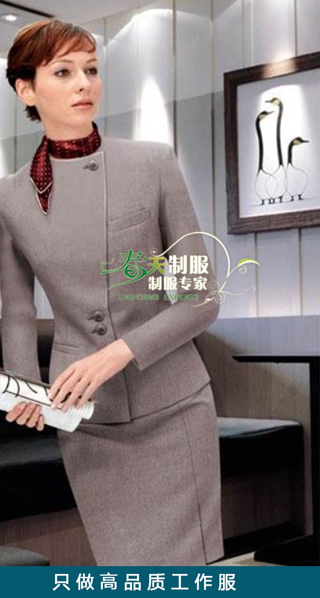 定做酒店前台客服售楼处物业工作服行政礼仪接待女套装职业装26在类目 女装/女士精品, 套装/学生校服/工作制服, 职业女裙套装中 - 来自Buy2taobao.com提供专业的淘宝代购服务