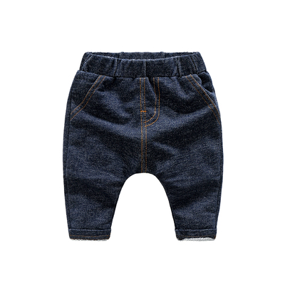 春秋牛仔长裤女婴儿春秋款6个月男宝宝秋季秋休闲1岁婴幼儿大PP裤