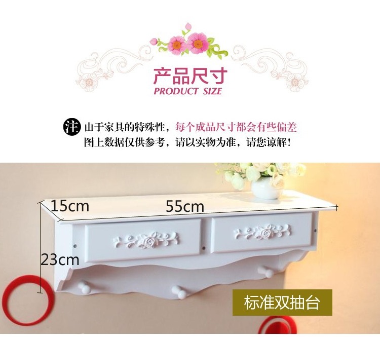 欧式田园迷你梳妆台小户型简约现代韩式组装 化妆桌简易壁挂卧室在类目 住宅家具, 桌类, 梳妆台/桌中 - 来自Buy2taobao.com提供专业的淘宝代购服务
