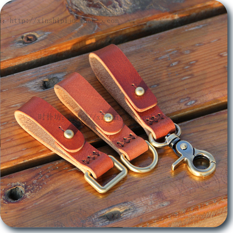 The first layer cowhide Key buckle Pure handwork Sewing personality design belt Wearin the Festive supplies/Gift , Gift ideas , Keychain category - from Buy2taobao.com to provide professional Taobao agent buy service