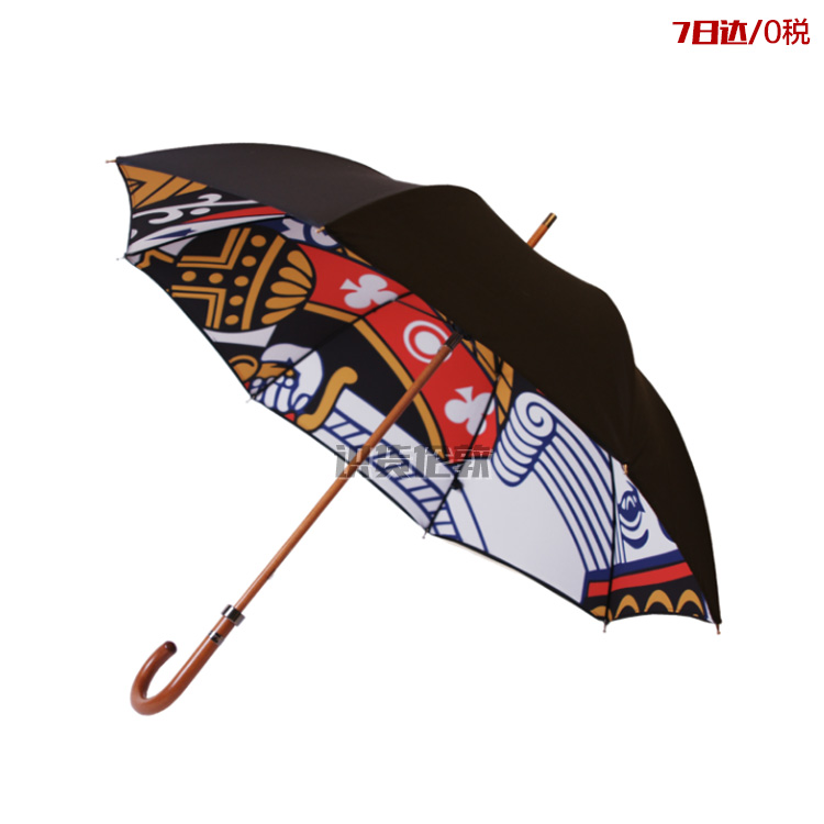 限量 英国 LONDON UNDERCOVER 雨伞 手制 扑克 榉木把 90cm在类目 居家日用, 伞/雨具/防雨/防潮, 伞中 - 来自Buy2taobao.com提供专业的淘宝代购服务