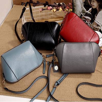 女包迷你小包2018春夏新款潮包日韩简约贝壳包时尚百搭单肩斜挎包