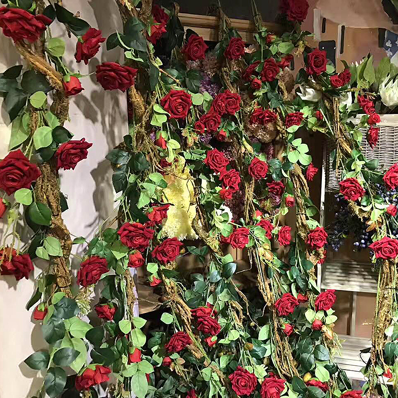 Retro Dark Artificial Flower rose Vine Artificial flower Rattan manual customized Mystery diy Wild essentialin the Home accessories , Vase/Flower/Artificial flowers/Imitation jewelry , Artificial flowers/Artificial flower category - from Buy2taobao.com to provide professional Taobao agent buy service