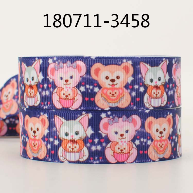 彩色印刷丝带达菲熊卡通螺纹织带DIY发饰 昕彩织带180711-3458|ruв категории текстильная ткань/аксессуары/комплектация, текстильный фурнитура, ткать - от Buy2taobao.com для оказания профессиональной услуги покупки агента Taobao