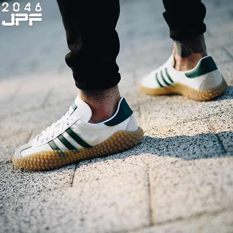 联名 Adidas KAMANDA x Country 白绿刺头生胶 全皮内衬 G26797|msdalam kategori kasut baru, kasut berjalan - dari Buy2taobao.com untuk memberikan perkhidmatan ejen Taobao profesional membeli