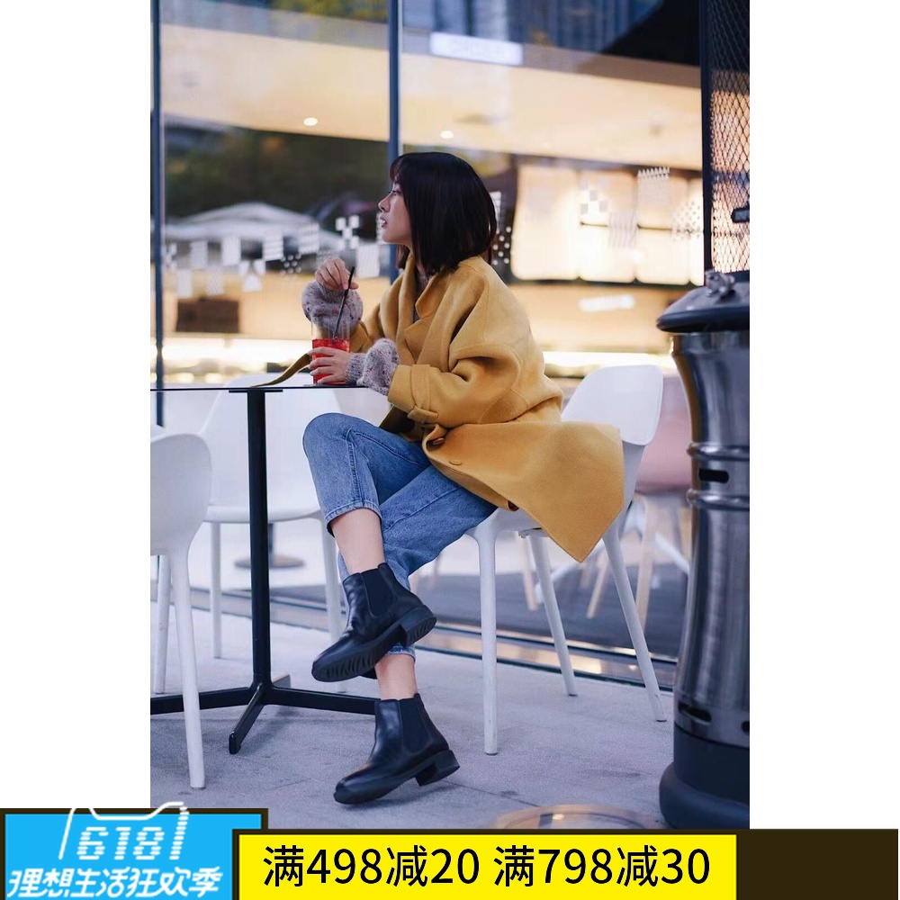 现货出 人脚一双 KUFENBERG 7116 胶底里外全皮 切尔西短靴|msdalam kategori Kasut wanita, but - dari Buy2taobao.com untuk memberikan perkhidmatan ejen Taobao profesional membeli