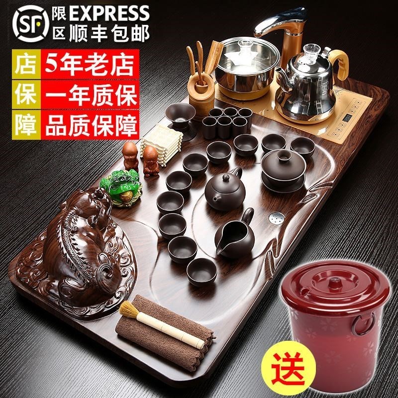 自动旋转上水茶盘带一体不锈钢电热烧水壶泡茶机茶具新潮|msdalam kategori pinggan mangkuk, set teh, dulang teh - dari Buy2taobao.com untuk memberikan perkhidmatan ejen Taobao profesional membeli