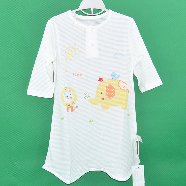 Infants Lertao Baby children pure cotton Long sleeve robe men and women Cotton pajamas baby Air conditioning service summer Sleeping bagin the Children/Baby/Family fitted , Children tracksuit , Home gowns/Nightwear category - from Buy2taobao.com to provide professional Taobao agent buy service