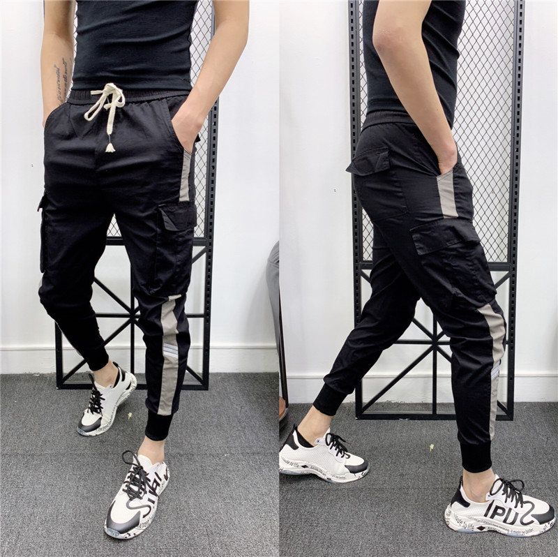 Spring and summer Thin section Ninth pants Schoolboy leisure time trousers Korean Edition fashion Versatile Self cultivation Sports pants Pencil Pantsin the Men's clothing, Casual pants category - from Buy2taobao.com to provide professional Taobao agent buy service