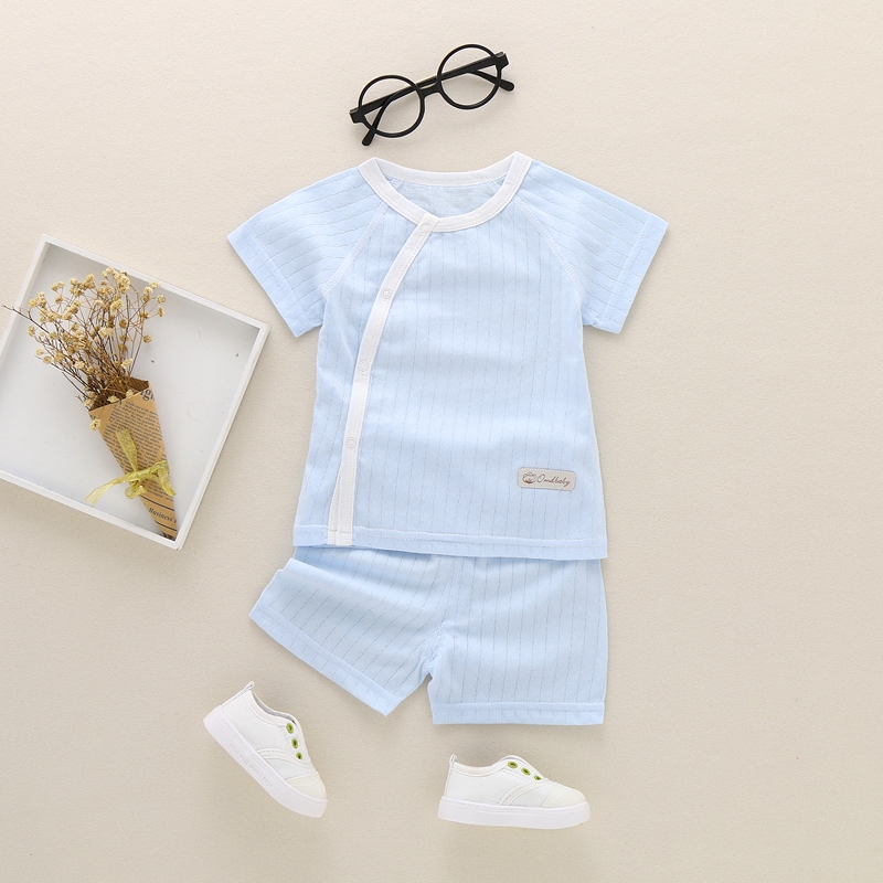 婴儿短袖套装夏季新品宝宝衣服纯棉两件套男女童夏装新生儿睡衣款|ruв категории Детская одежда, костюм - от Buy2taobao.com для оказания профессиональной услуги покупки агента Taobao