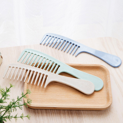 居家家 防静电大齿梳家用美发卷发梳 长发专用宽齿梳塑料按摩梳子