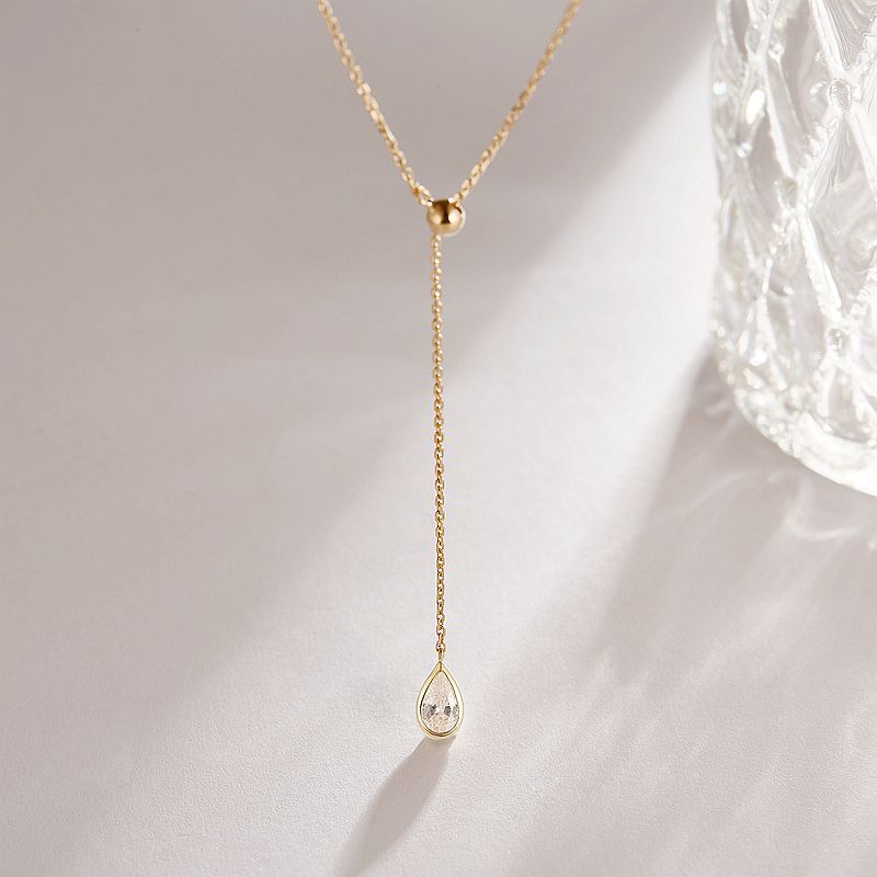 FADOOOJ Japanese Light Jewelry 10k Drop Necklace Adjustable Simplicity style Jewelryin the Accessories/Fashion Jewelry, Necklace category - from Buy2taobao.com to provide professional Taobao agent buy service