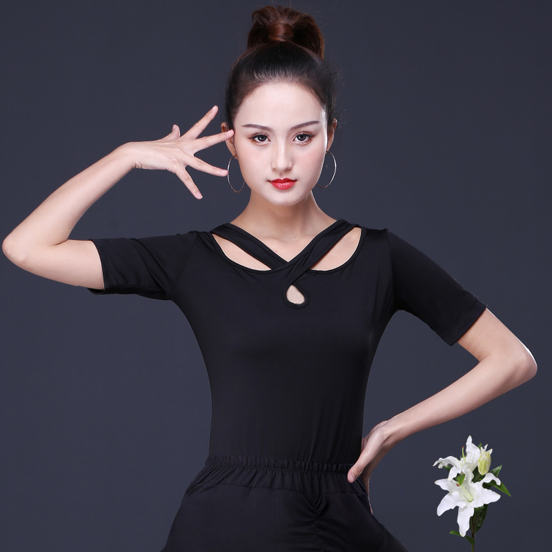 Spring and summer Latin dance clothing new pattern Short sleeved jacket sexy major costume square dance Dance clothing Adultin the Sports/Yoga/Fitness/Fans supplies , Dance/Aerobics/Gymnastics , Latin , Latin Dance Tops category - from Buy2taobao.com to provide professional Taobao agent buy service