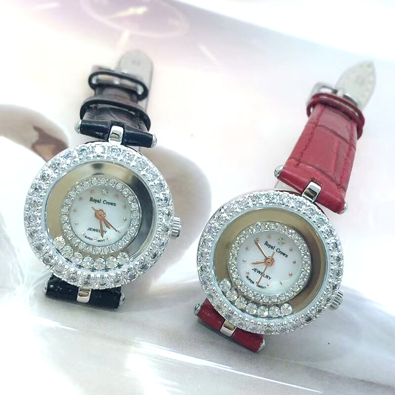 品牌正品時裝表RoyalCrown手表時來運轉皇仕珠寶手表小巧黑帶5308在類目 手錶, 腕錶中 - 來自Buy2taobao.com提供專業的淘寶代購服務