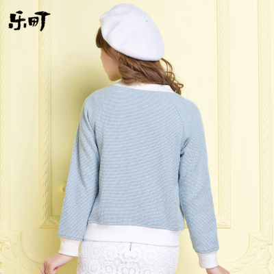 <em>乐町</em>2014<em>秋装</em>新款<em>女装</em>插肩袖棒球衫 女 <em>长袖</em>卫