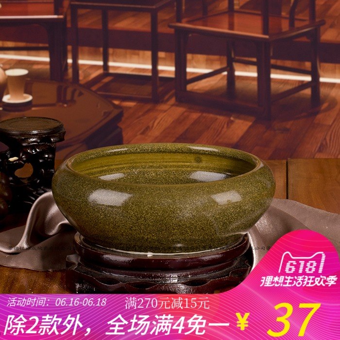 Jingdezhen manual Ceramics Tea end To fake something antique Brush washing Tea washing ashtray fashion Decoration craftsin the Home accessories , Decorative items , Decorative bowls category - from Buy2taobao.com to provide professional Taobao agent buy service