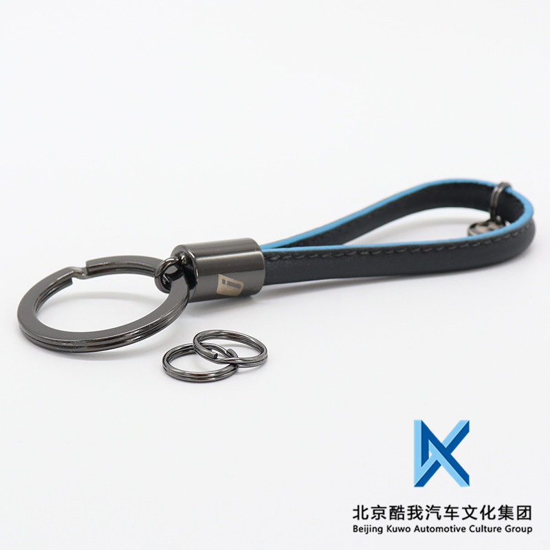 BMW宝马原厂 i系列短款皮质钥匙链 真皮钥匙链 蓝色缝线钥匙扣在类目 汽车/用品/配件/改装, 汽车用品/内饰品, 驾车个人用品, 车用钥匙扣中 - 来自Buy2taobao.com提供专业的淘宝代购服务