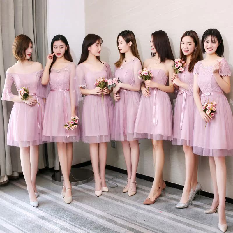longuette costume College wind Skirt type summer Bridesmaid Dresses Little have cash less than that is registered in the accounts Summer fund studentin the Women's clothing/Boutique , Wedding/Cheongsam/Formal dress , Formal dress/Evening category - from Buy2taobao.com to provide professional Taobao agent buy service