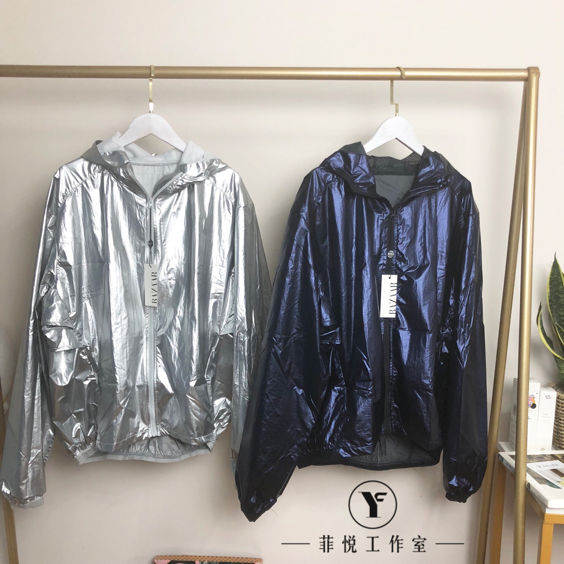 BAZAAR Bazaar Sunscreen Jacket Windbreak waterproof Sunscreen Hacking Slimming aromatic Metallic color Coolin the Women's clothing/Boutique , Jacket category - from Buy2taobao.com to provide professional Taobao agent buy service