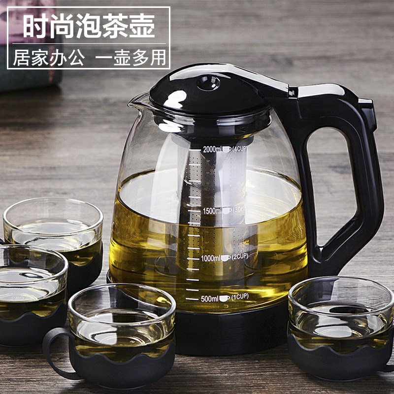青蘋果玻璃過濾花茶功夫紅茶杯耐熱沖茶器家用水壺玻璃泡茶壺茶具在類目 餐飲具, 茶具, 茶壺中 - 來自Buy2taobao.com提供專業的淘寶代購服務