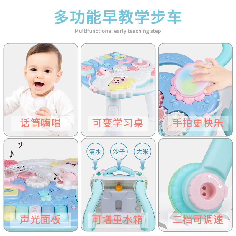 baby Walker wheelbarrow multi-function Rollover Walk baby Learning table Combinedin the Diapers/Care/Feeding/Push lathe , Baby Stroller/Walker , Walker category - from Buy2taobao.com to provide professional Taobao agent buy service